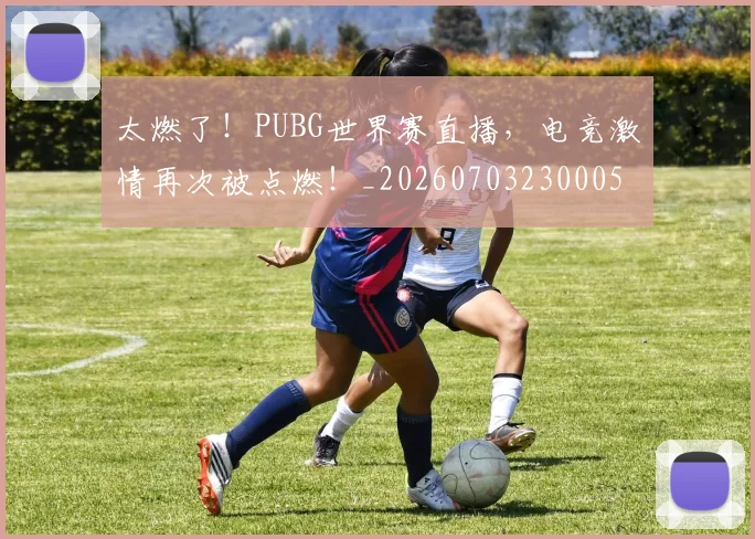 太燃了！PUBG世界赛直播，电竞激情再次被点燃！_20260703230005